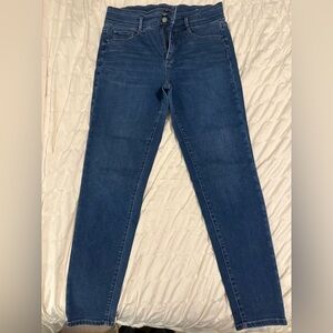 Ann Taylor Dark Blue Skinny Jeans